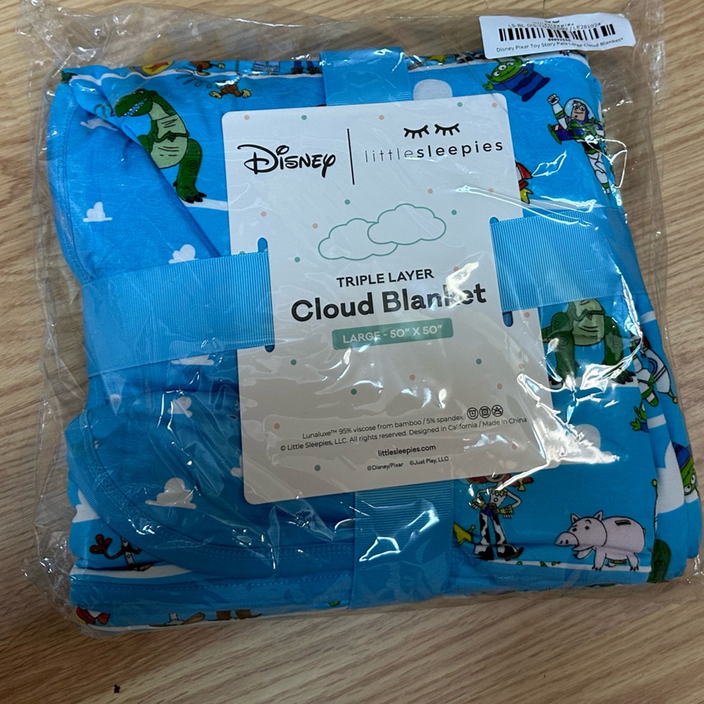 Little Sleepies Blue Disney Blanket